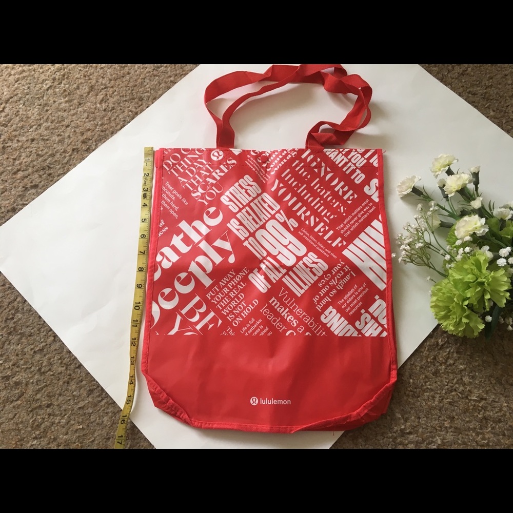 Lot of 2 Lululemon Reusable Tote Bundle - Large - Picture 2 of 2